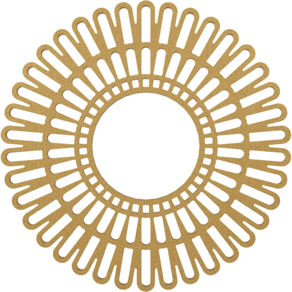 Gold PVC Pierced Ceiling Medallion U4487