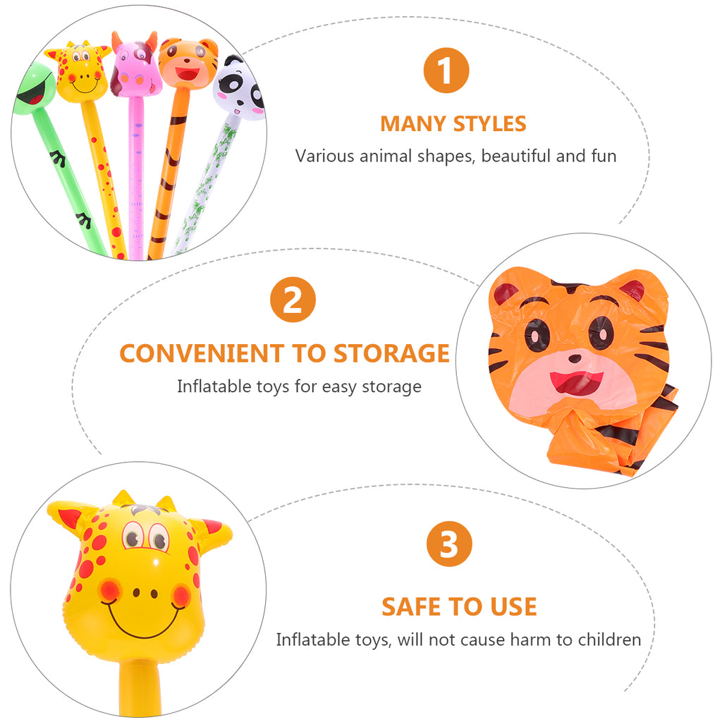 25 pcs Kids PVC Inflatable Animal Toy J336764