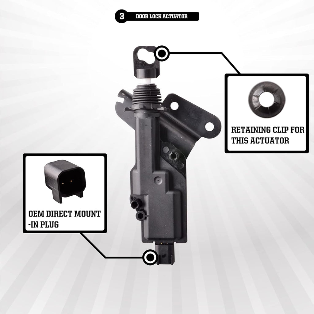 Power Tailgate Lock with Wiring Harness for Toyota Tacoma E7863