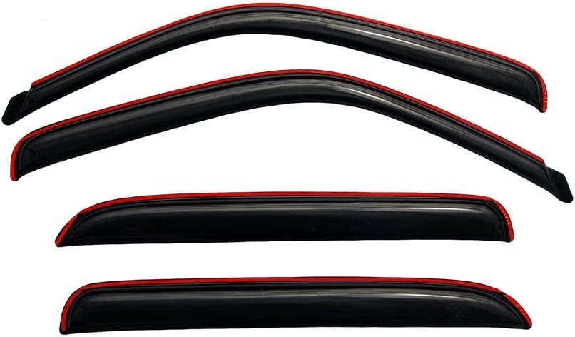 4-Piece Dark Smoke Ventvisor Set for GM Full Size Crew Cab Trucks B333559