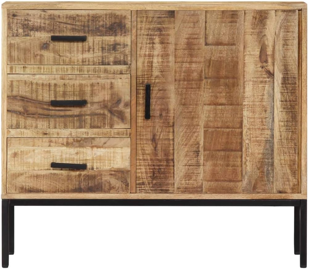 Solid Mango Wood Sideboard with Drawer Storage G24039