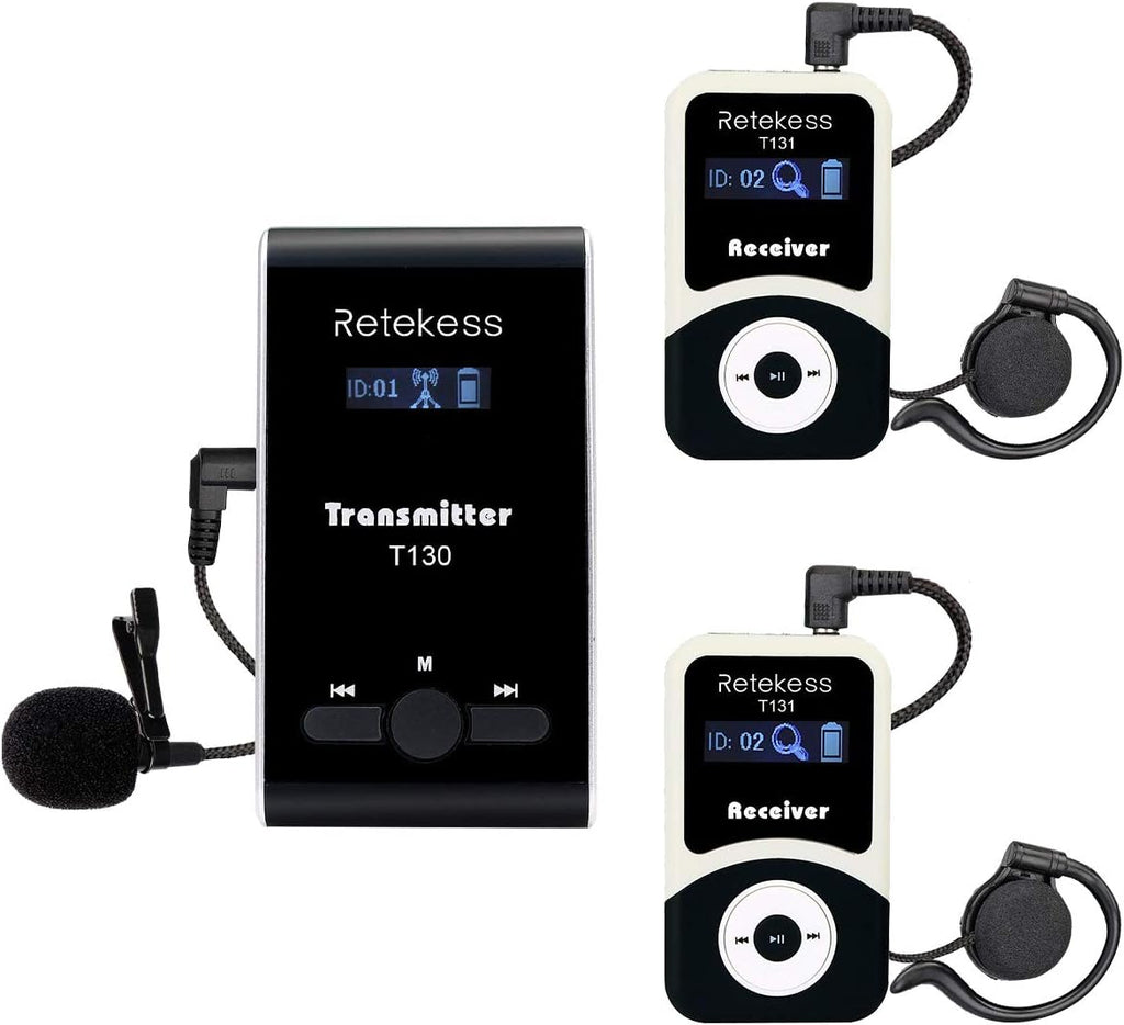 Wireless Tour Guide System, 1 Transmitter 2 Receivers L573546