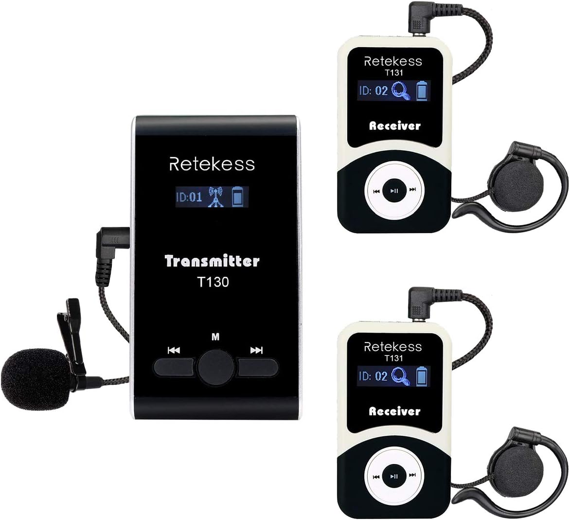 Wireless Tour Guide System, 1 Transmitter 2 Receivers L573546