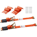 Wheel Chock Tire Down Strap Kit 4-Pack Y7824