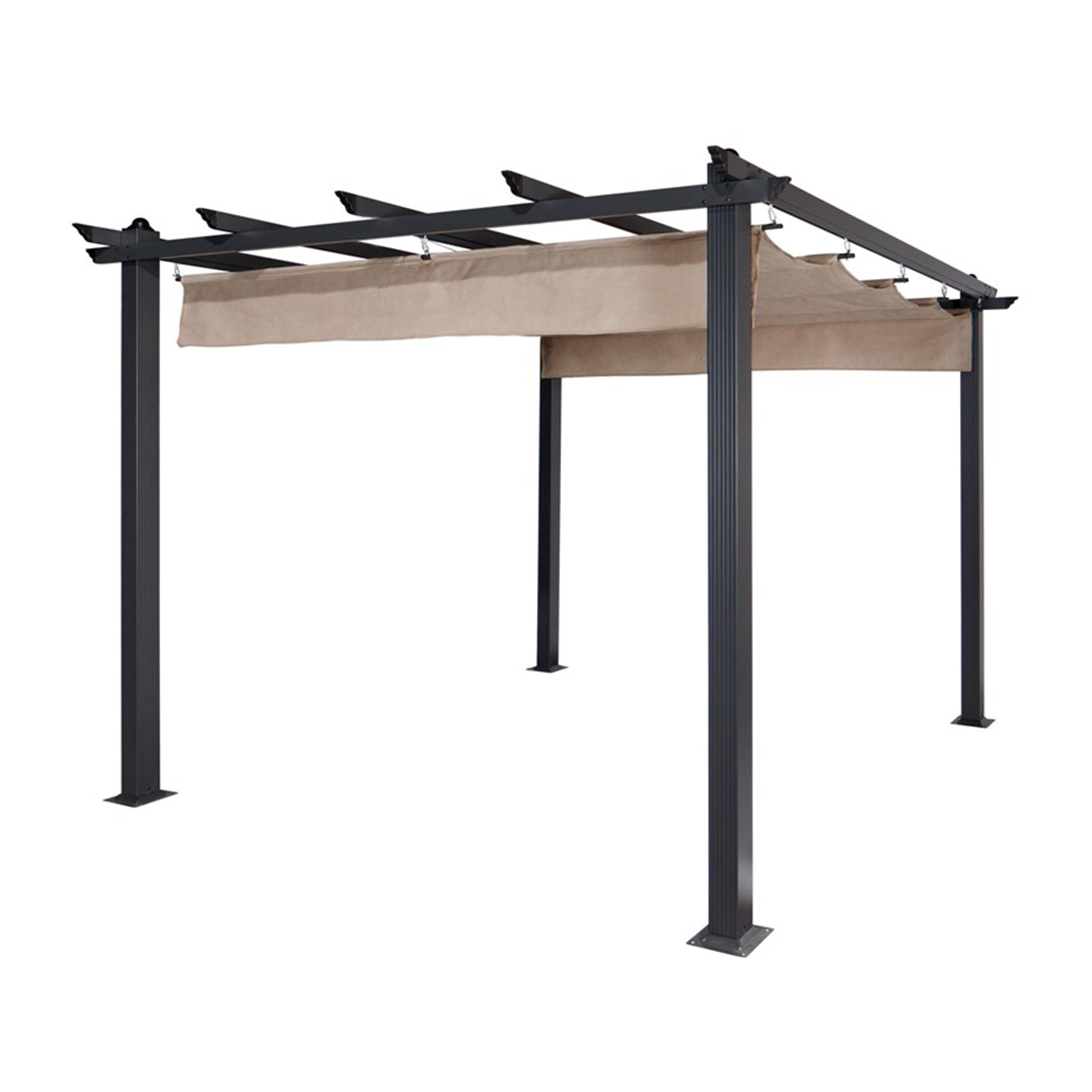 Sand 9 x 9 Feet Pergola Canopy Fabric Replacement V548522