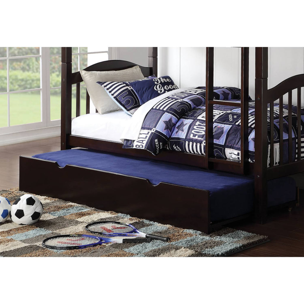 White Twin/Twin Bunk Bed F12419