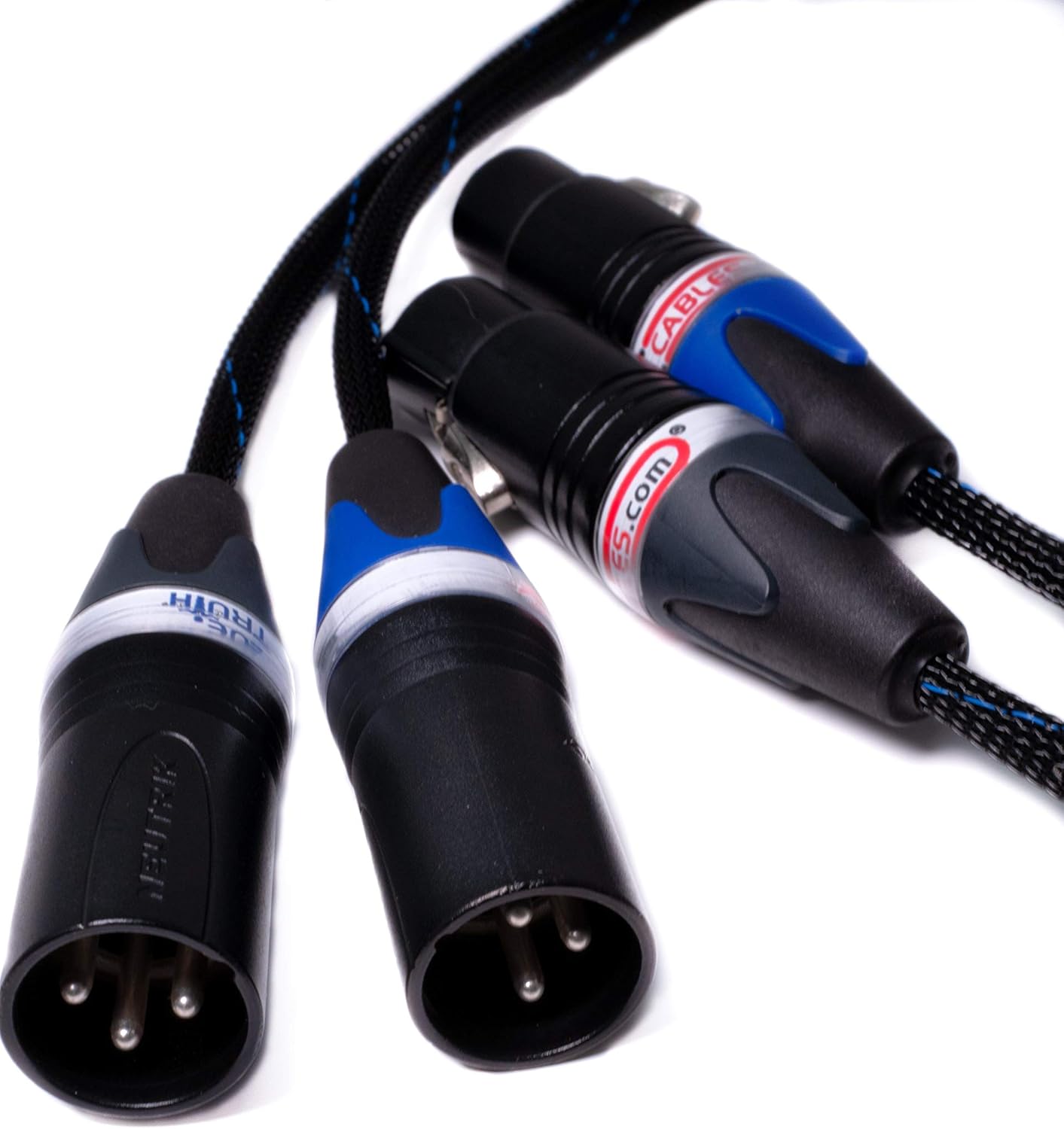 Balanced XLR Cables - Stereo Pair (2 Cables) - 3 Feet N23150
