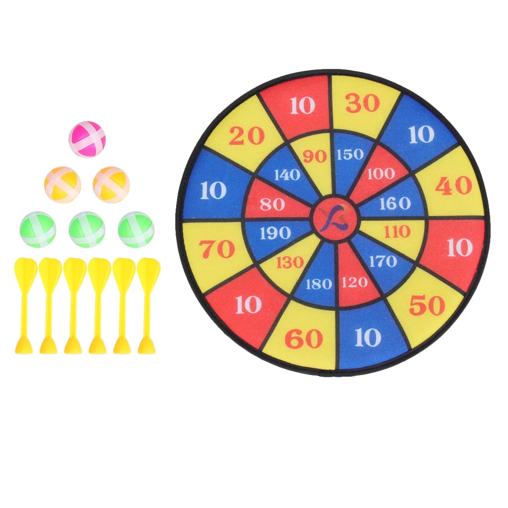 Flocking Dart Board with 4pcs Darts Dartboard Set W1997