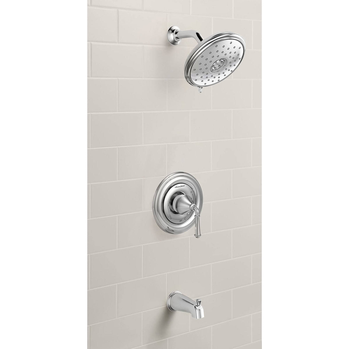 Polished Chrome Tub and Shower Trim Package W538426