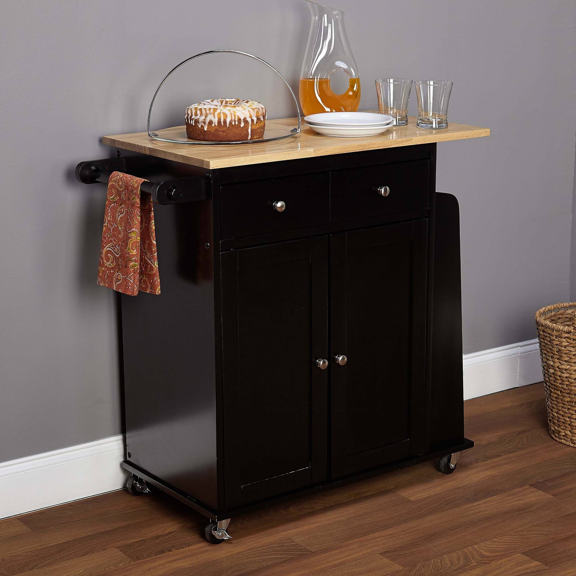 Kitchen Cart Black N311