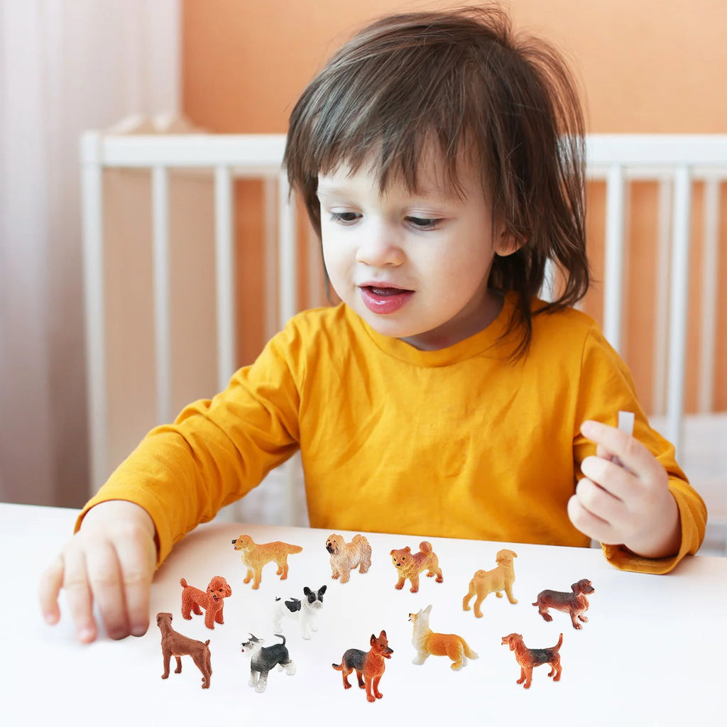 12PC Colorful Simulation Lizard Mini Animals Model Ornaments W8560