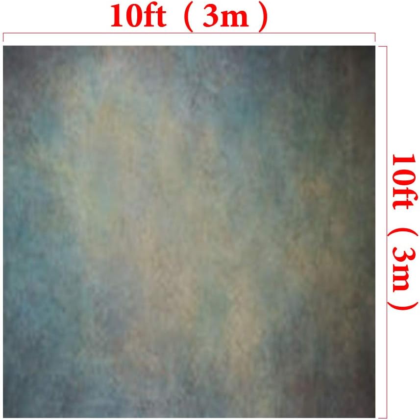 10ft(W) x6.5ft(H/T) Abstract Photo Backdrop Microfiber Cadetblue Pack of 2 U38598