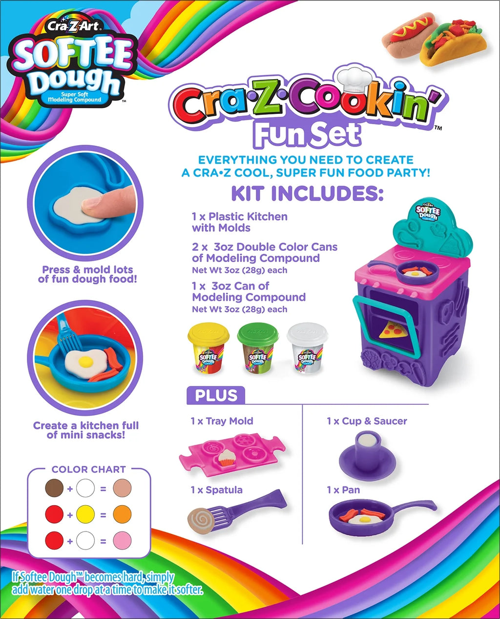 Cra-Z-Kitchen Activity Kit with Many Colors R982