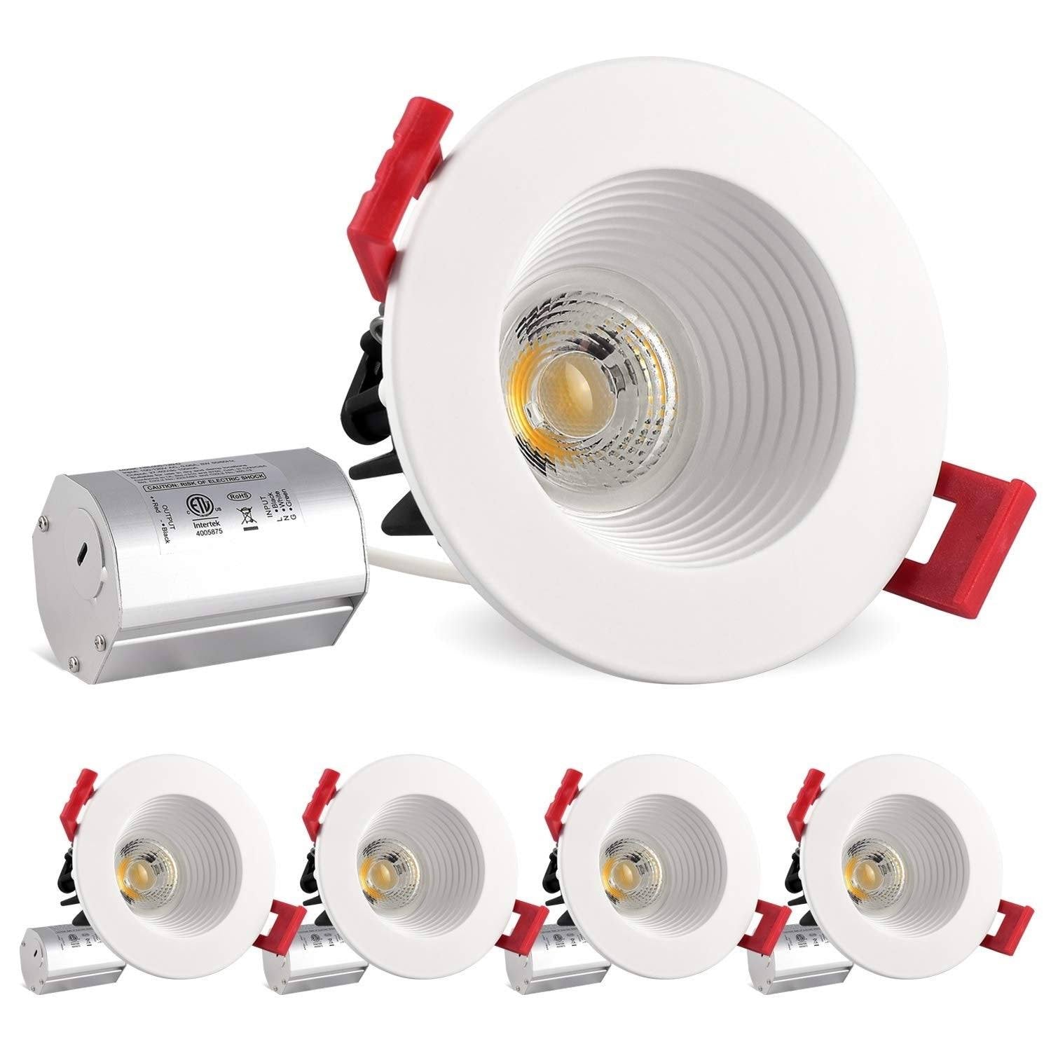 4-Pack Integrated LED Recessed Light Kit U453115