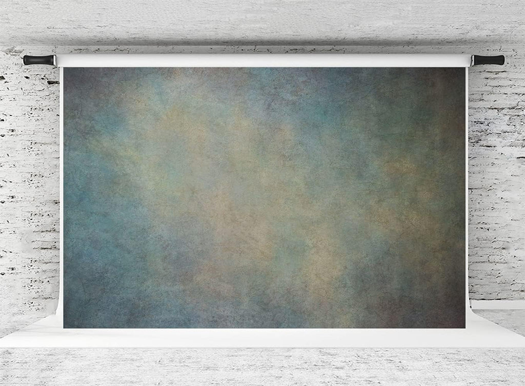 10ft(W) x6.5ft(H/T) Abstract Photo Backdrop Microfiber Cadetblue Pack of 2 U38598