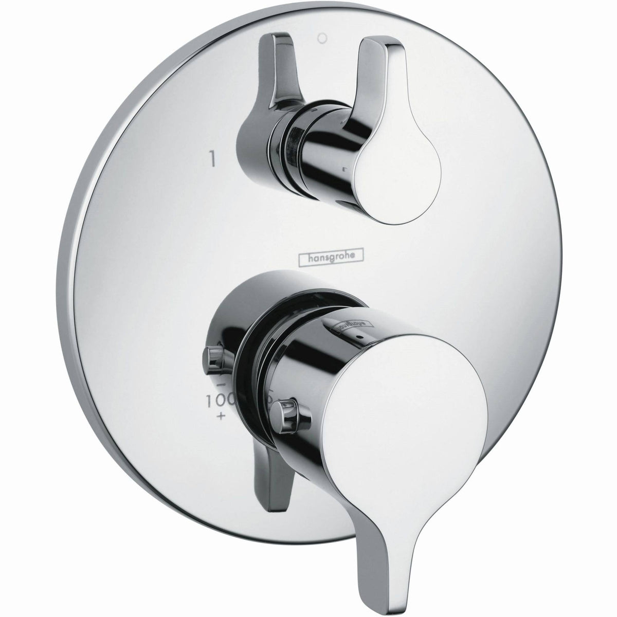 Chrome Thermostatic Trim with Volume Control and Diverter E363532
