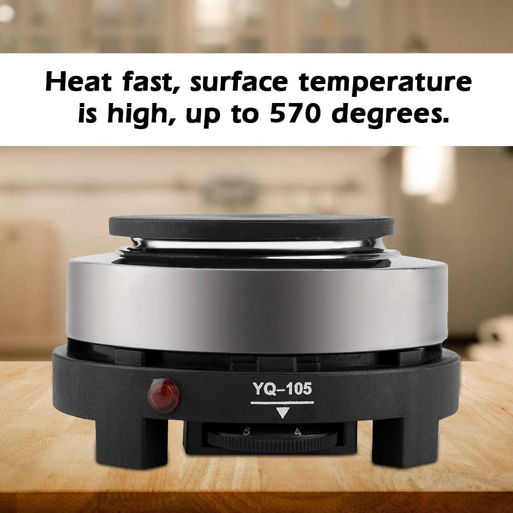 Electric Mini Stove Hot Plate, 500W Single Burner, Pack of 2 T93266