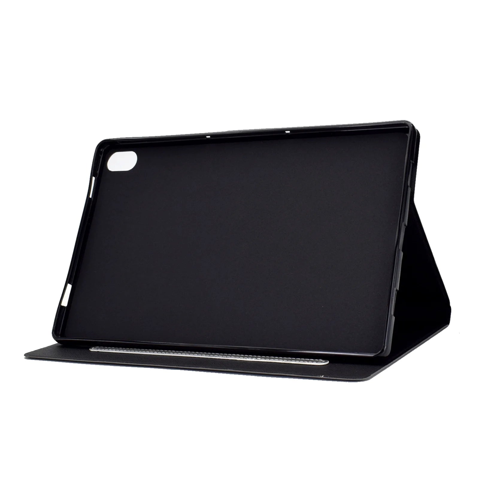 Black Leather Folio Stand Cover for iPad 10.9 Inch Y74777