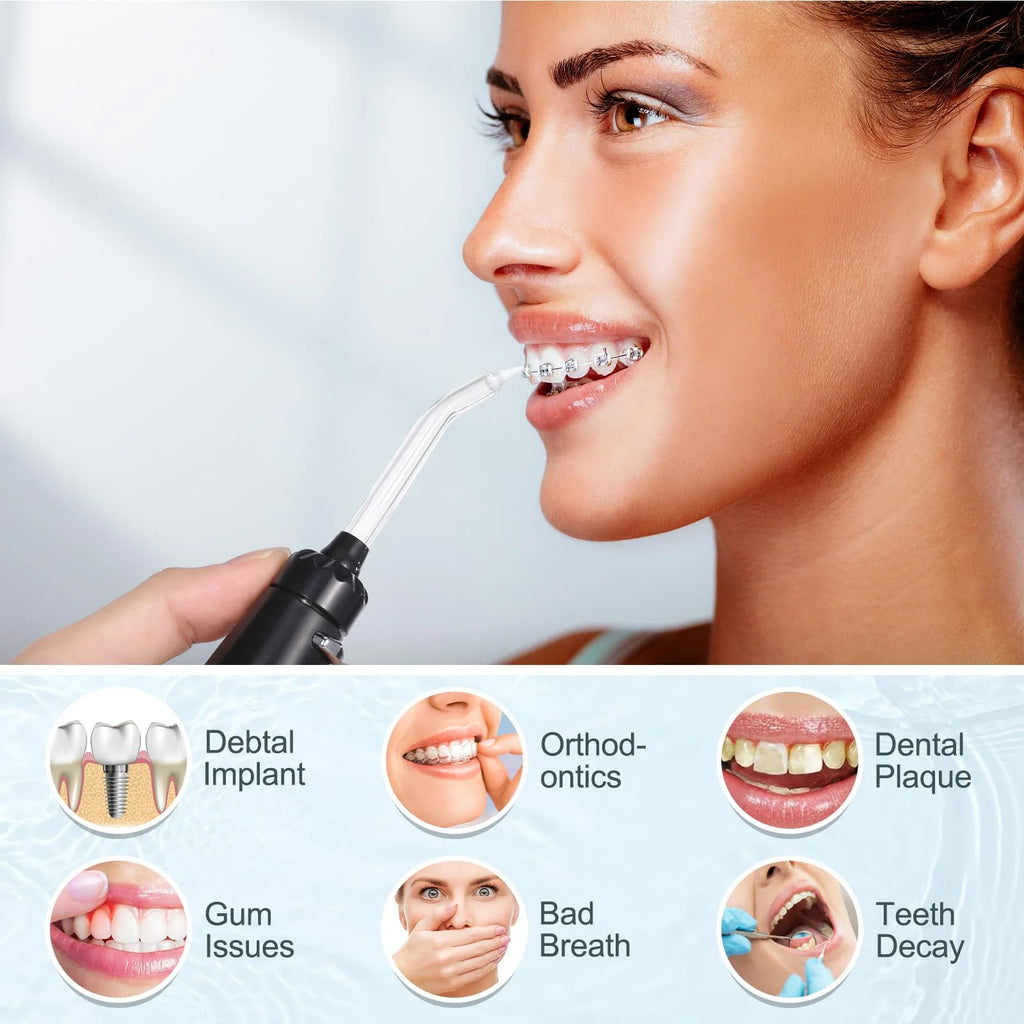 Water Flosser Oral Irrigator with 10 Pressures & 8 Tips, 600ml L5234