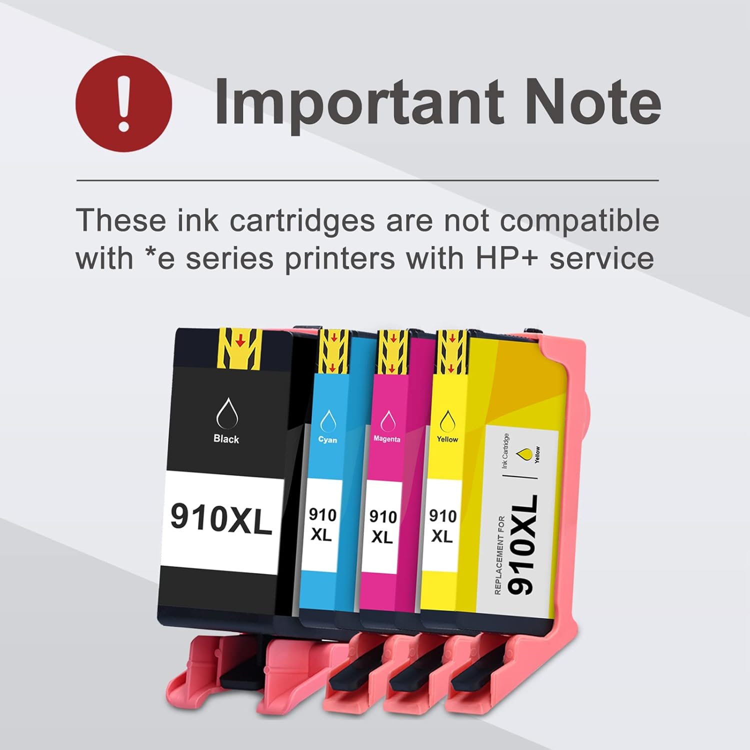 Remanufactured Ink Cartridge 4-Pack for HP 910XL Officejet Pro R1348