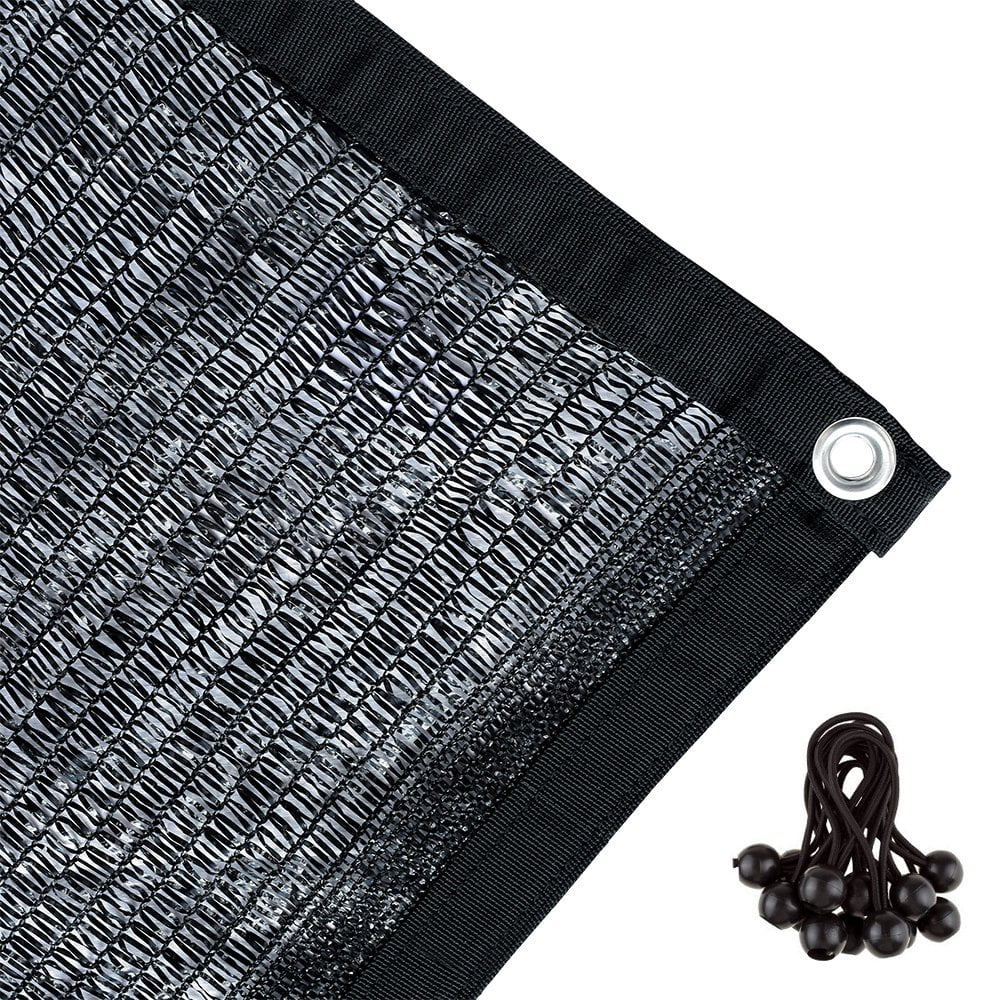 Black 12 X 16 Shade Cloth with Grommets W462490
