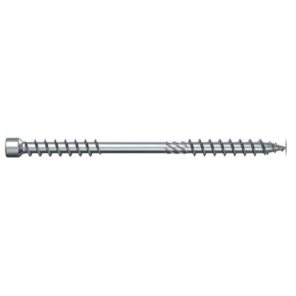 Torx White Galvanized Screw with Reduced Head and Double Full Thread H471155