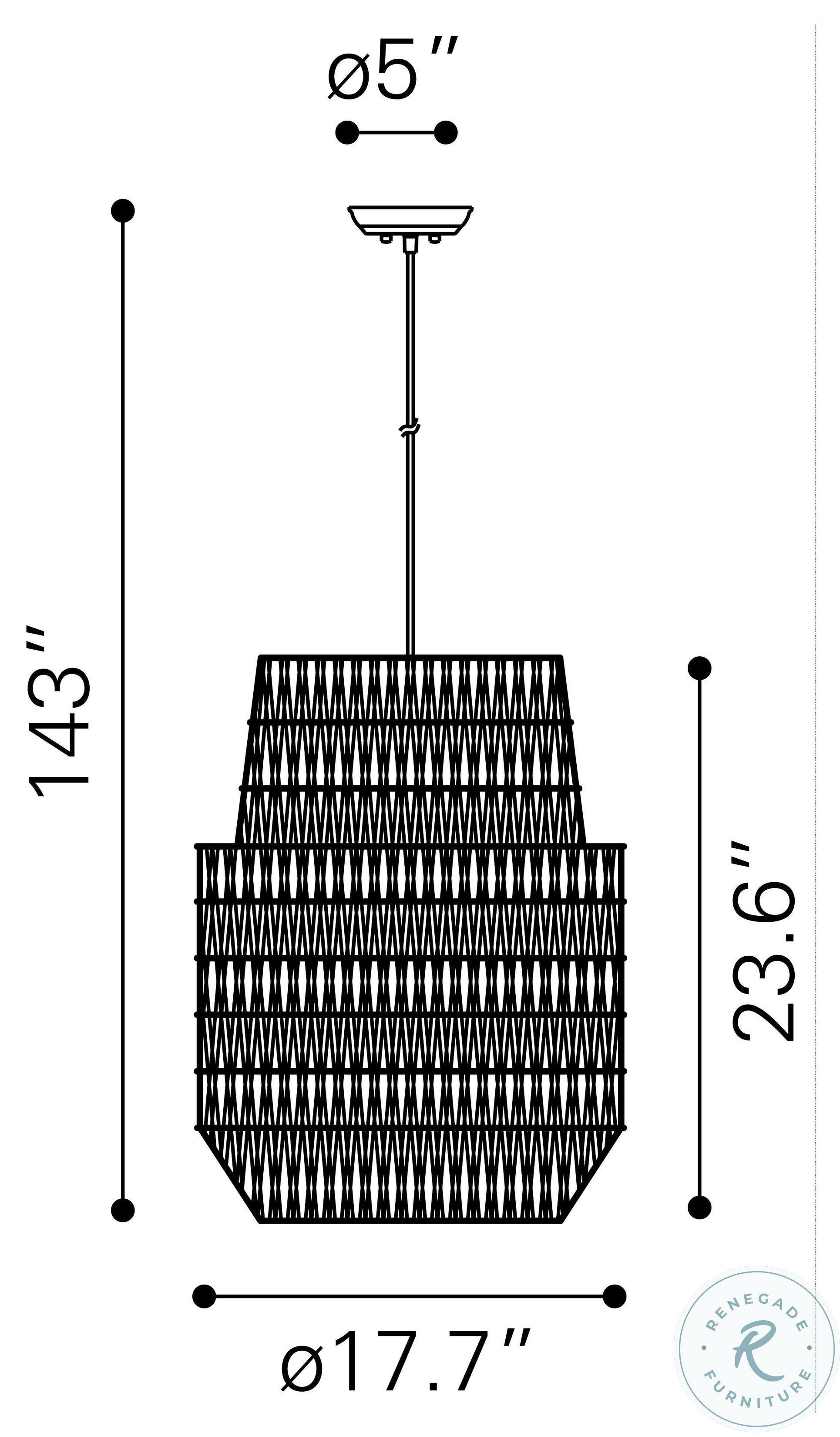 Gray Ceiling Lamp F36080