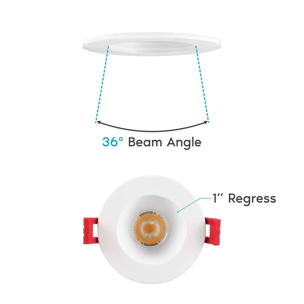 4-Pack Integrated LED Recessed Light Kit U453115