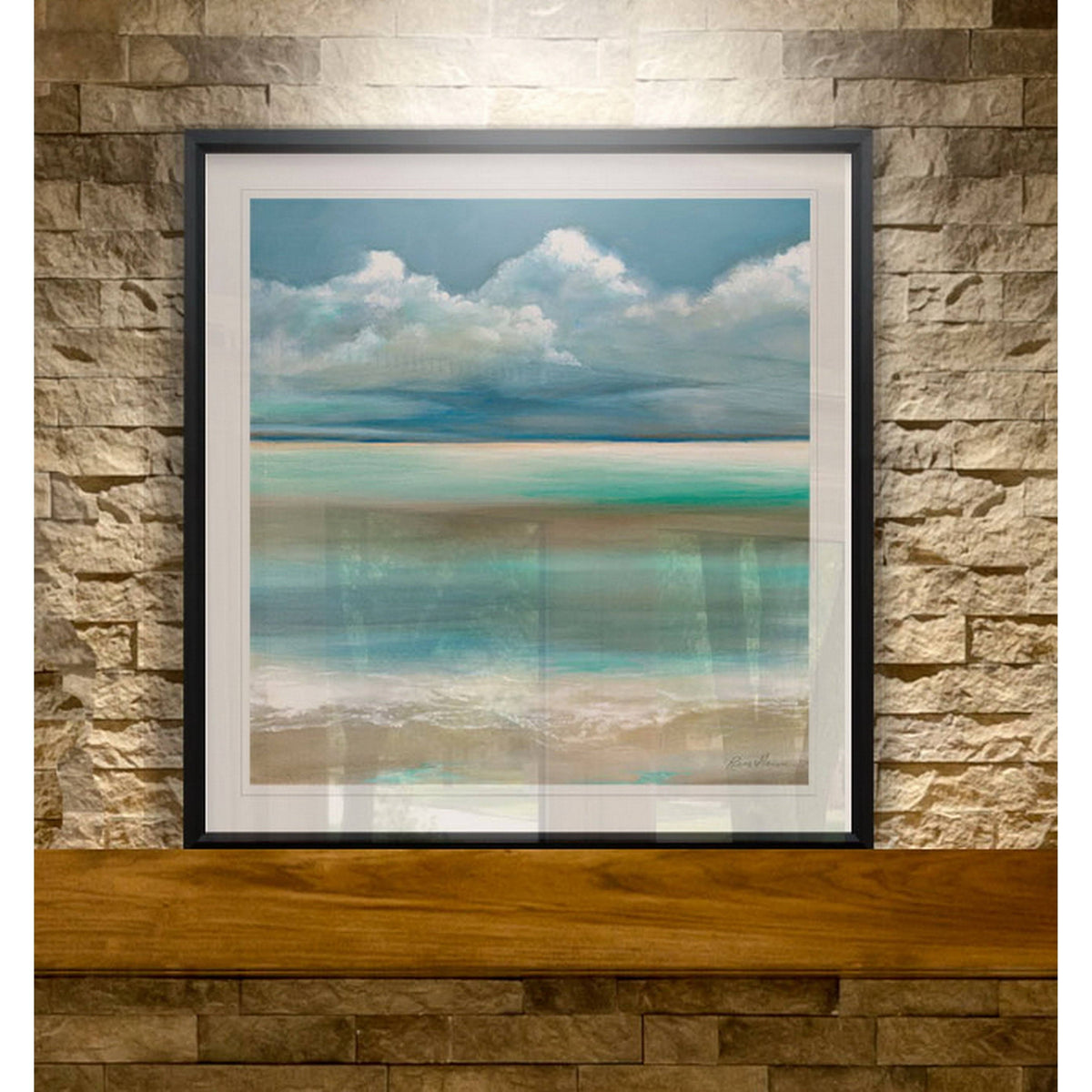 28x28 Framed Giclee Print K7517