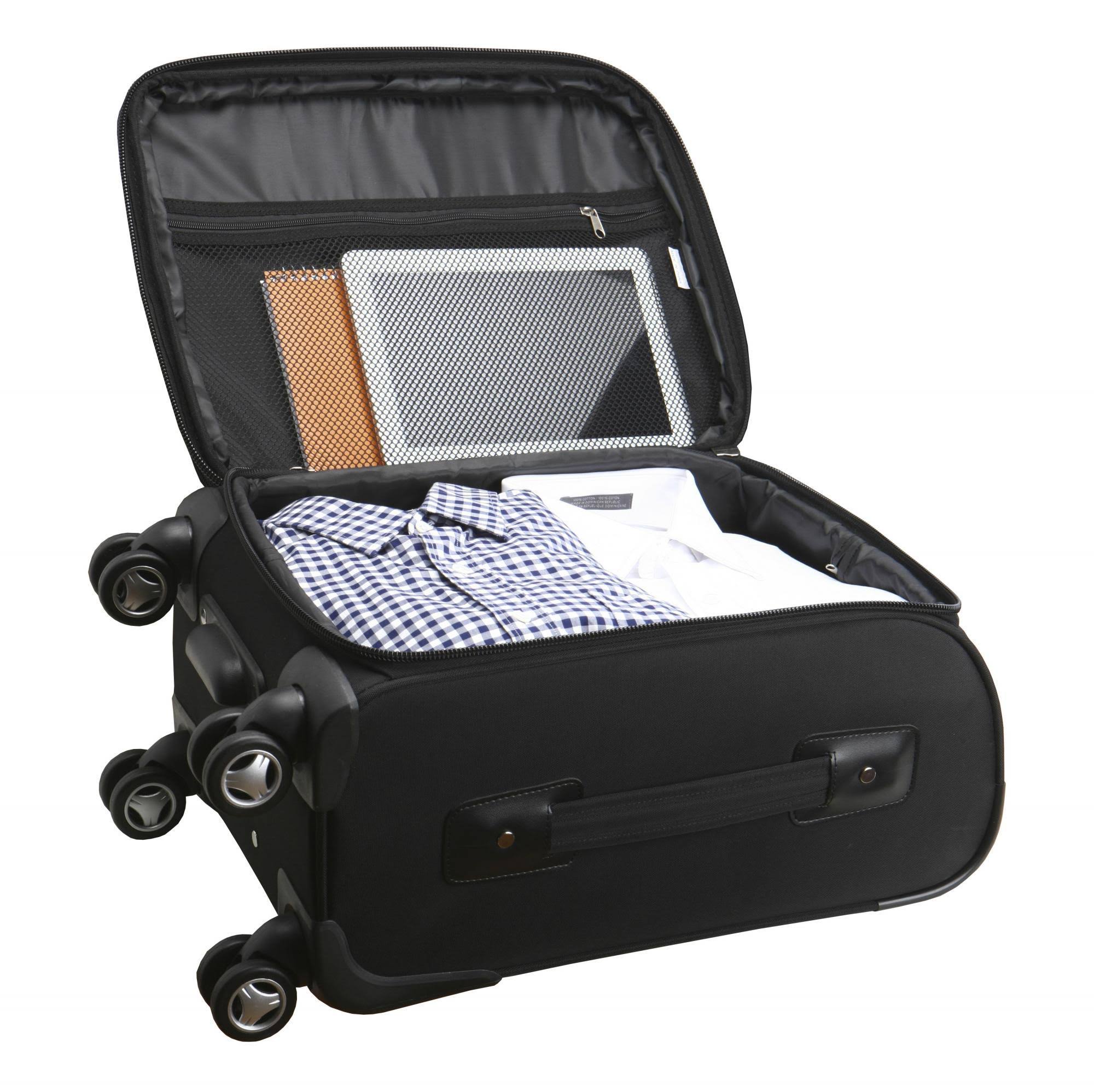 Black 20x22 Spinner Carry-On J17551