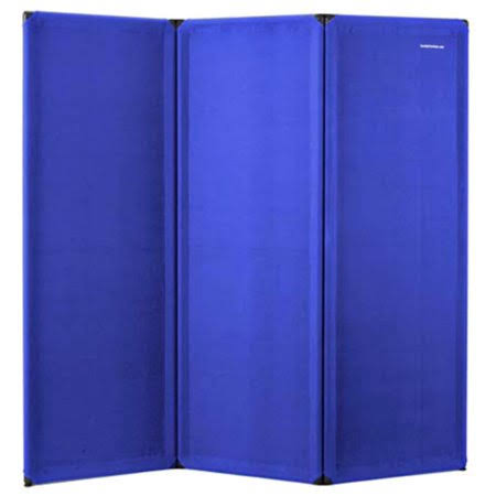 Red Three Panel Room Divider V8339