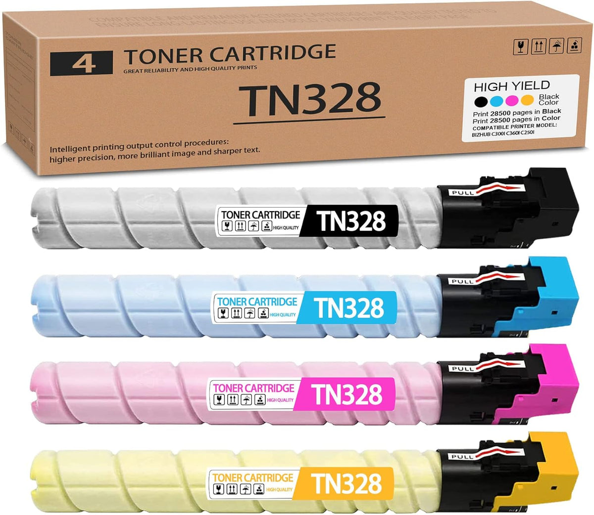 Toner Cartridge (1BK+1C+1M+1Y) Q456