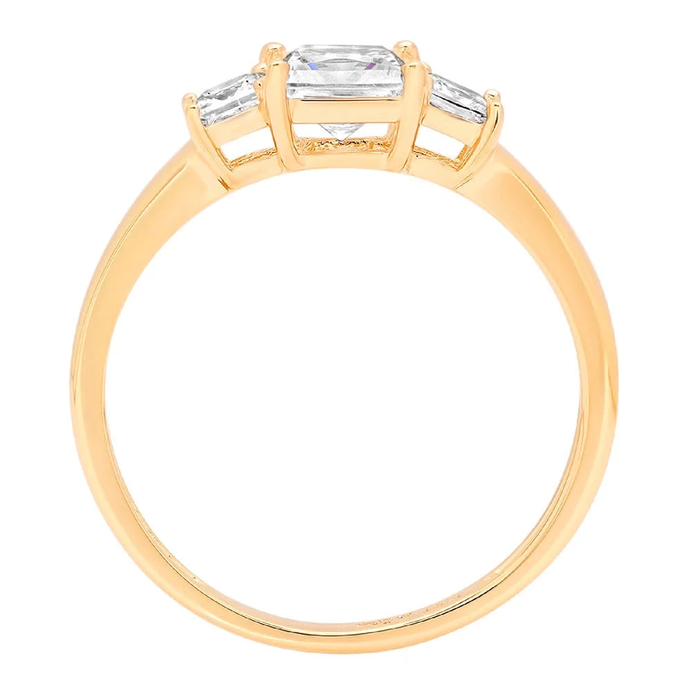 14k Yellow Gold Three-Stone Ring K311167