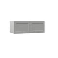 Assembled 33x12x15 in. Wall Kitchen Cabinet in Heron Gray A444