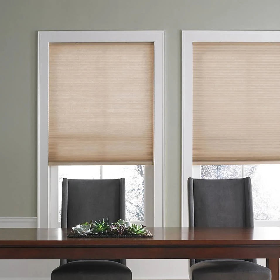 Cordless Cellular Shade in Sand E640933