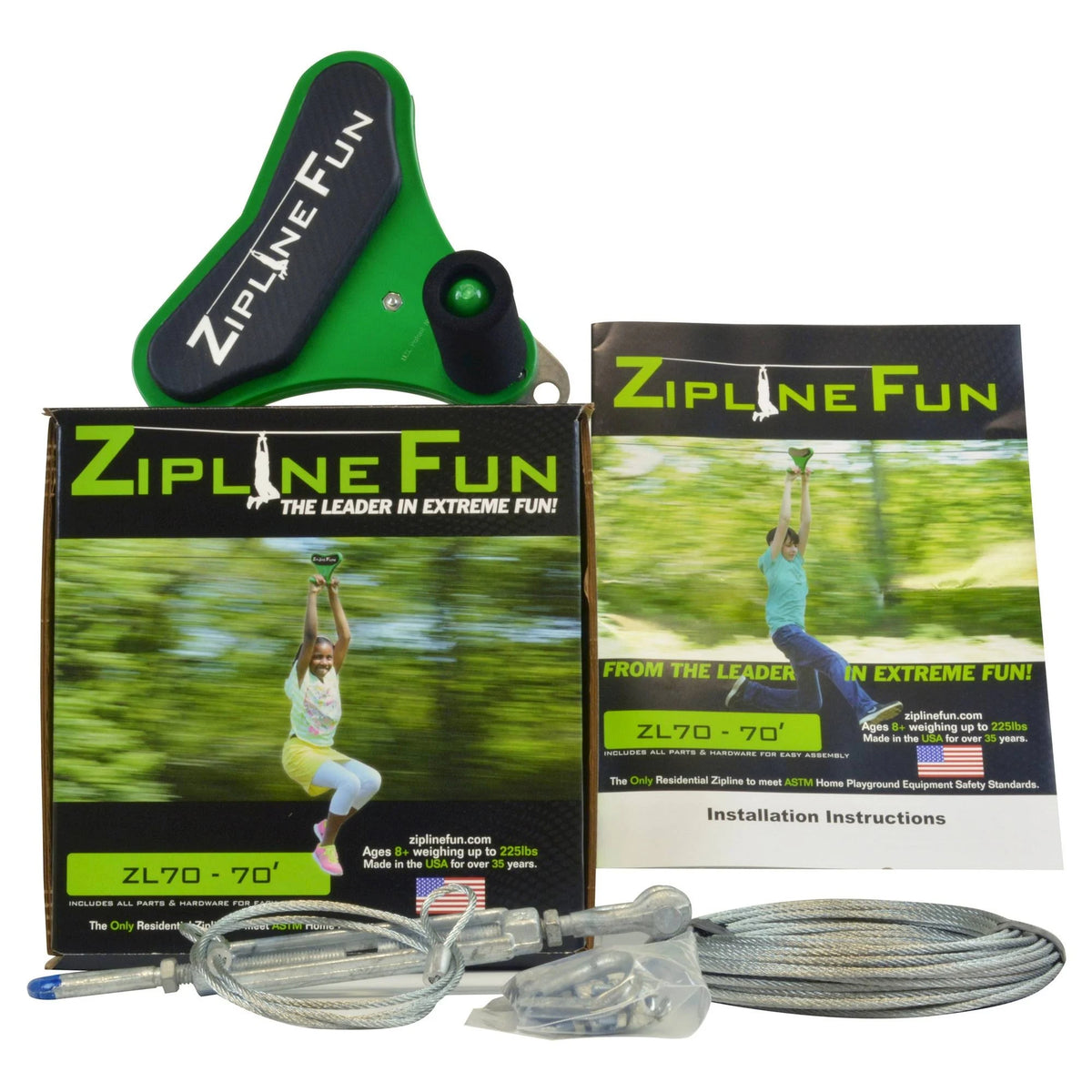 70 Foot Zip Line B752828