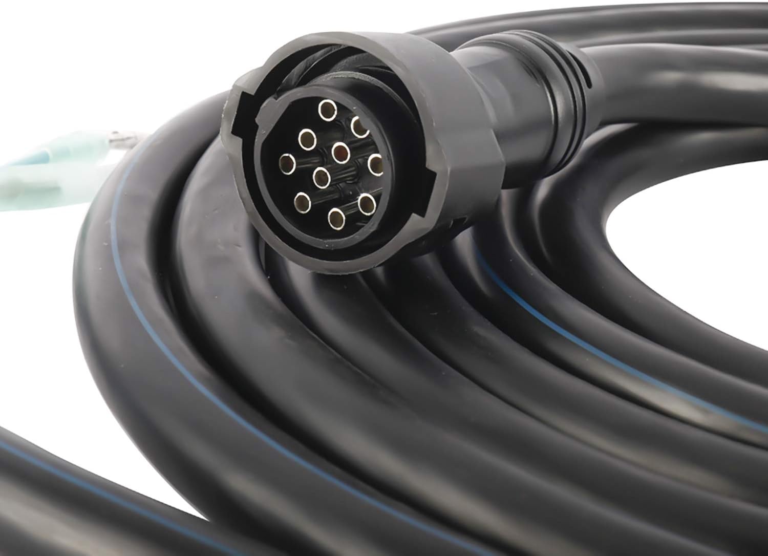 10 Pin 16.4ft Motor Cable Wire Harness for Yamaha Outboard Engine 703 Remote Control Box, Pack of 2 C498767