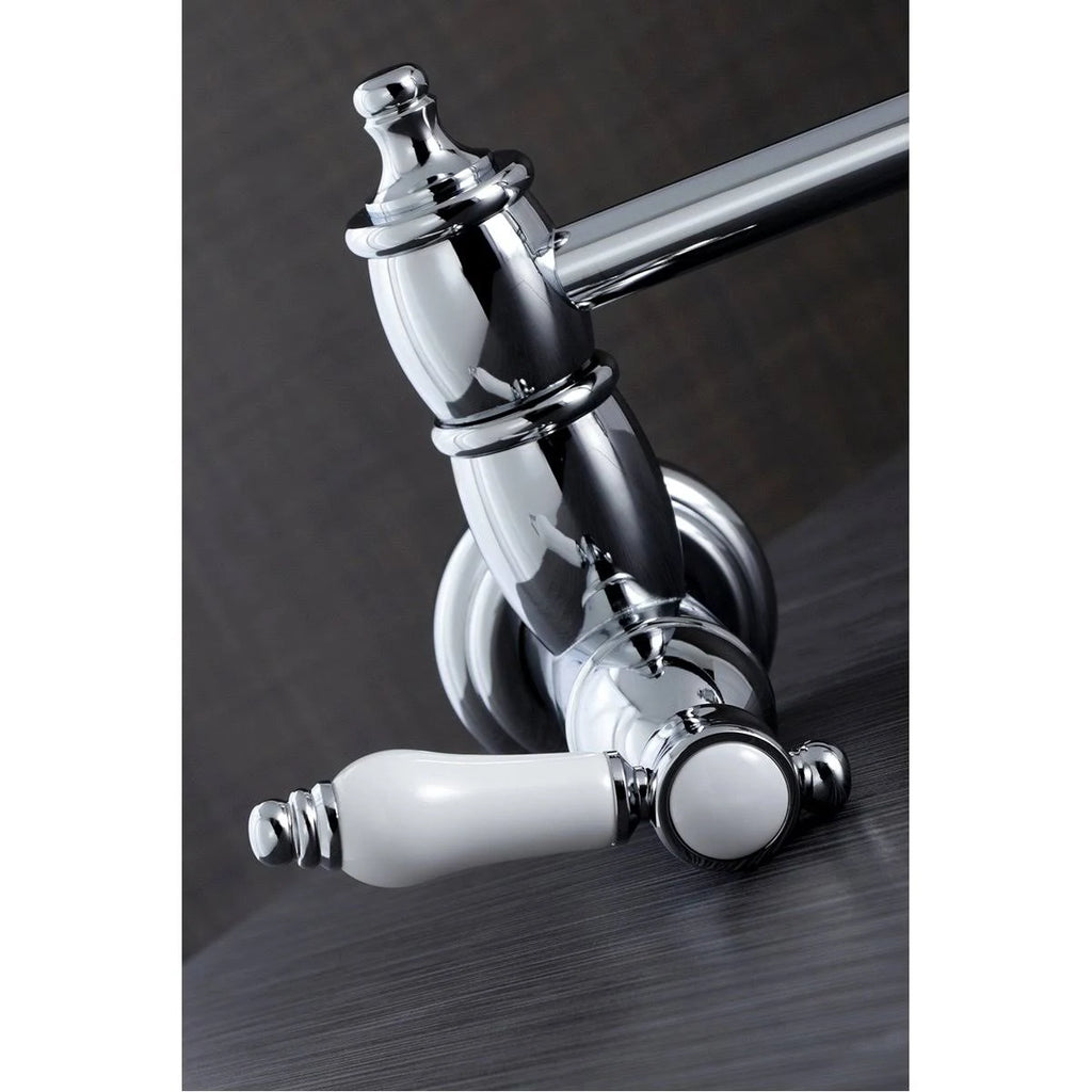 Antique Brass Wall Mount Pot Filler Kitchen Faucet A95253