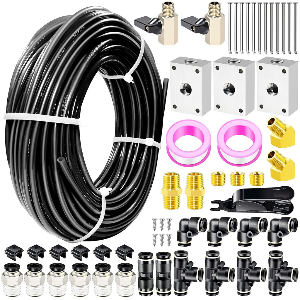 Blue 1/2 Inch 32 Meter 100ft PU Air Tubing Kit L536955