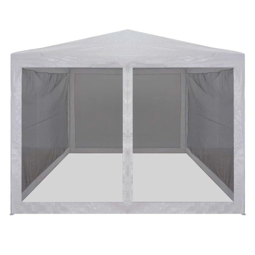 Party Tent with 4 Mesh Sidewalls 9.8' x 9.8' Q575