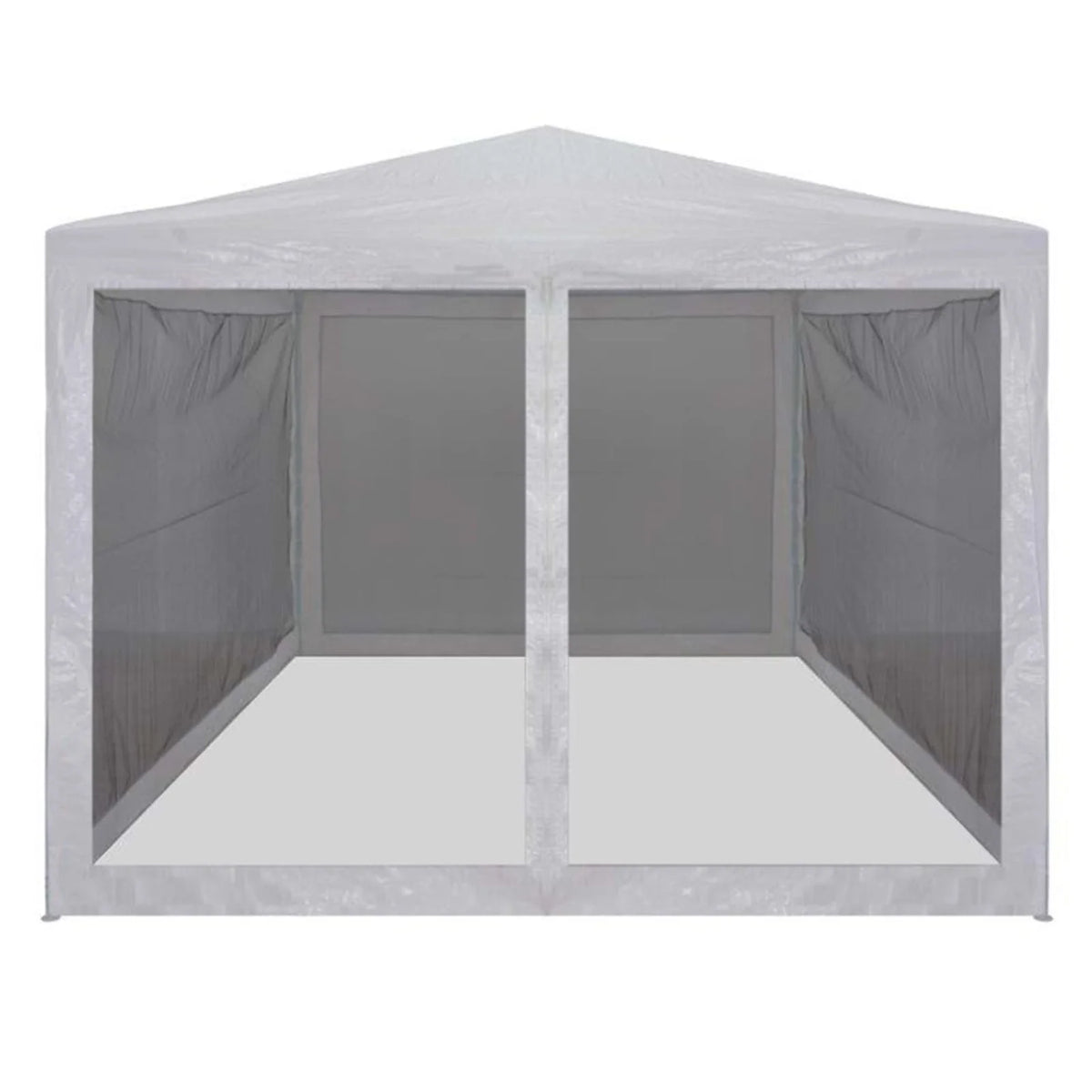 Party Tent with 4 Mesh Sidewalls 9.8' x 9.8' Q575