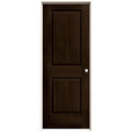 30 in. x 80 in. Espresso Stain Left-Hand Molded Composite MDF Single Prehung Interior Door S78155
