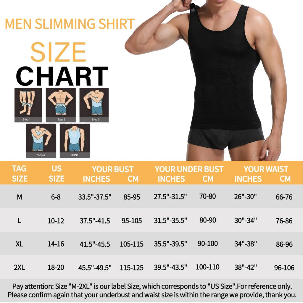 Mens Compression Undershirt Tank Top U497