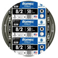 50 ft. 8/2 Black Stranded Cu NM-B W/G Wire B565399