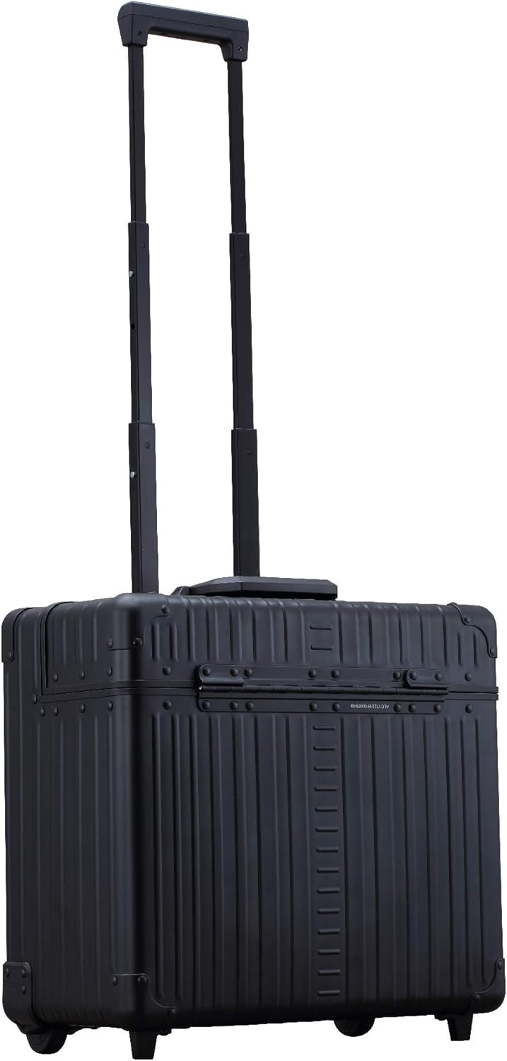 Black Two Wheels Pilot Laptop Travel Case U646646