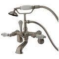 Wall Mount Clawfoot Tub Filler with Hand Shower Z221837