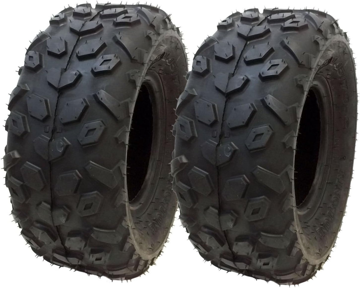 Set of 2 ATV Tubeless Tires 145/70-6 (14.5x7x6) P120 A9056