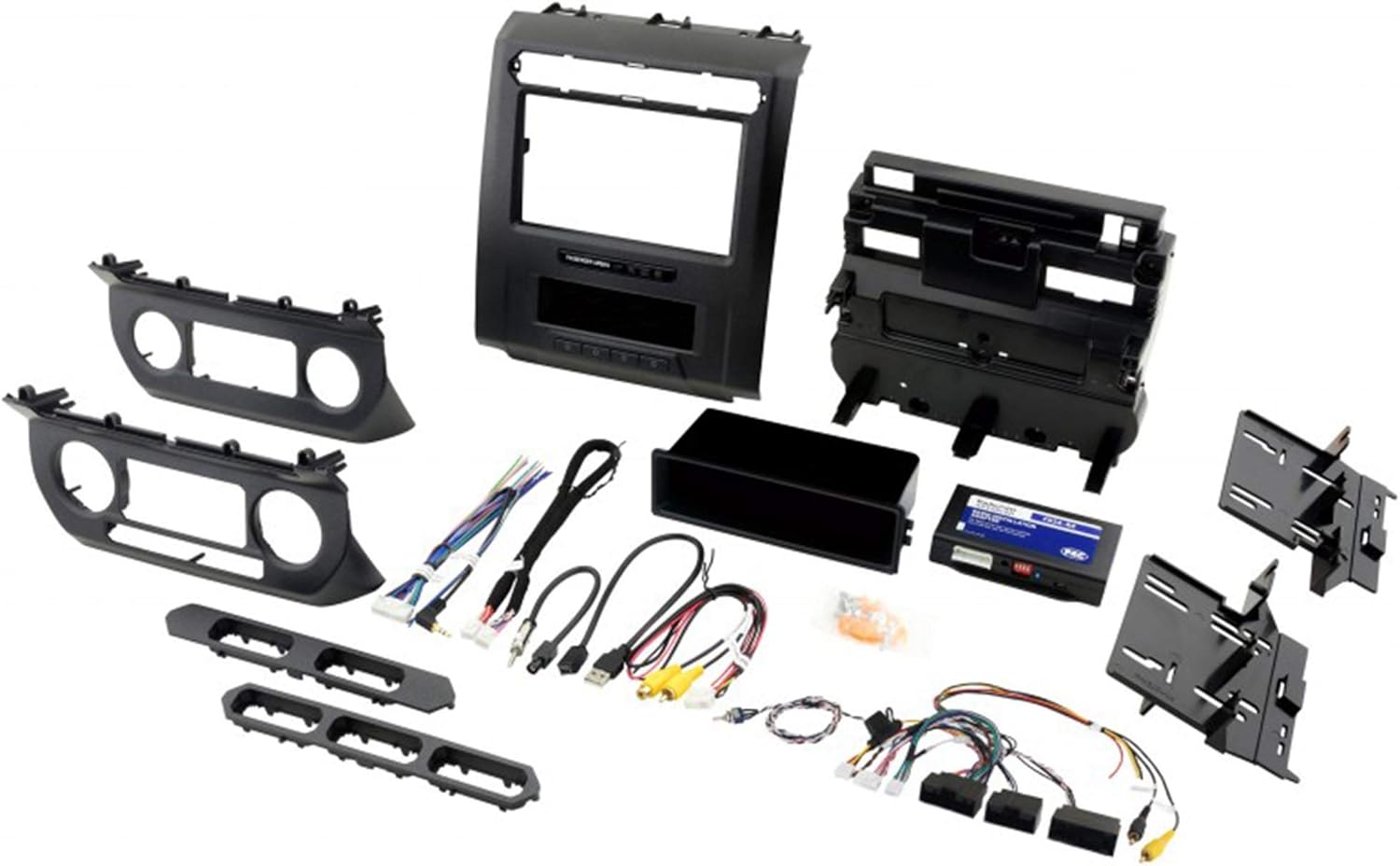 Radio Replacement Kit with Integrated Climate Controls for Select 2015 to 2020 Ford Trucks with 8-Inch Display G9502