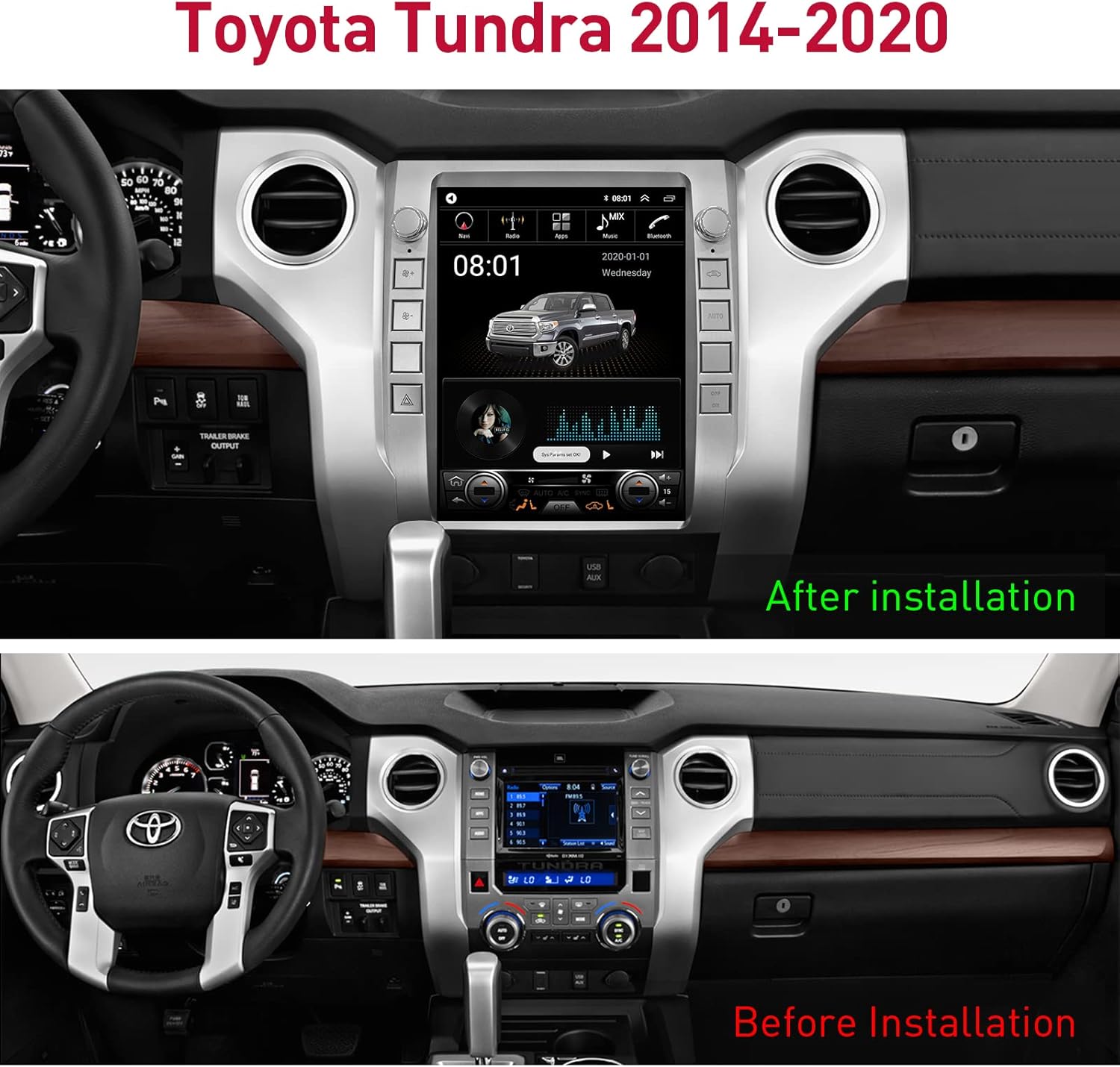 12.1in IPS Touchscreen Car Radio Navigation Player E77267