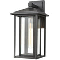 Matte Black 1-Light Sconce with Clear M31250